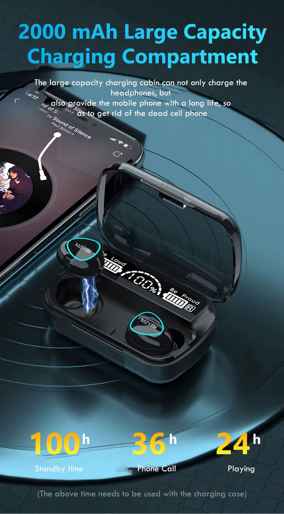 AURICULAR INALAMBRICO BLUETOOTH 5.3